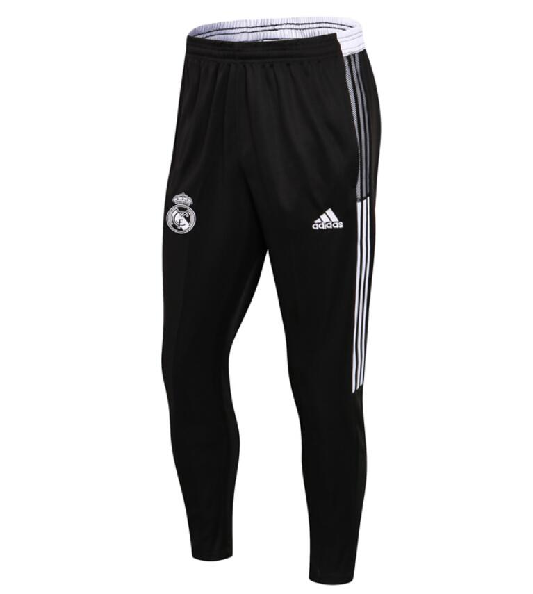 2021/22 Real Madrid Black White Training Pants